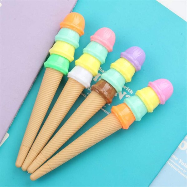 Fancy Ice Cream Stationery Pens  (Pack of 1)