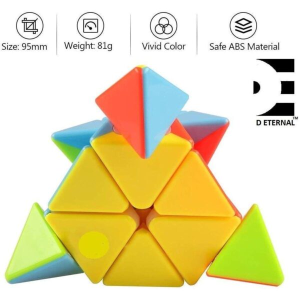 Magic Triangle Puzzle Cube – Fun Learning Brain Toy - Image 2
