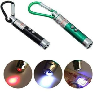 Multi-Function Mini Laser Torch (Blink + Normal Light) – Portable 2-in-1 LED Torch