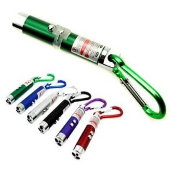 Multi-Function Mini Laser Torch (Blink + Normal Light) – Portable 2-in-1 LED Torch - Image 2