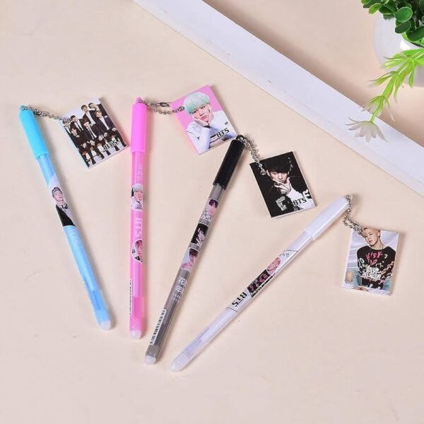 BTS Theme Gel Pen with Diary – Creative Stationery & Gift Set” (Pack of 1) - Image 6