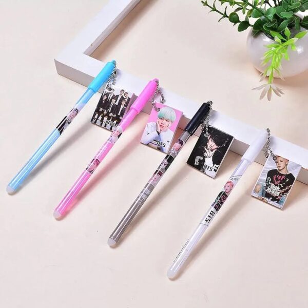 BTS Theme Gel Pen with Diary – Creative Stationery & Gift Set” (Pack of 1) - Image 4