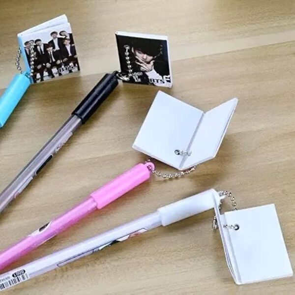 BTS Theme Gel Pen with Diary – Creative Stationery & Gift Set” (Pack of 1) - Image 5