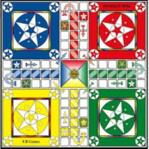 2-in-1 Classic Ludo & Snakes and Ladders Game –20x20 Inch