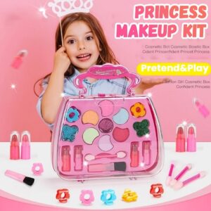 "Kids Makeup Kit – Safe & Non-Toxic Pretend Play Set for Girls