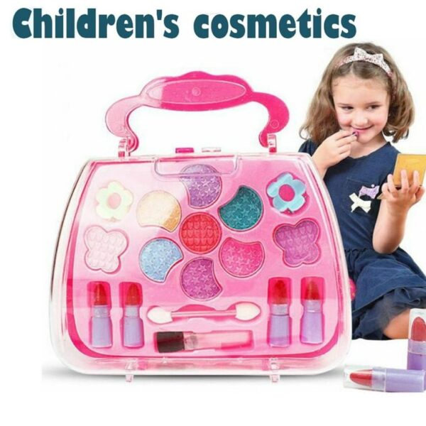 "Kids Makeup Kit – Safe & Non-Toxic Pretend Play Set for Girls - Image 4