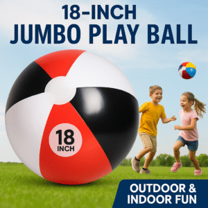 Jumbo PVC Play Ball – Multicolor Outdoor & Indoor Fun for Kids"