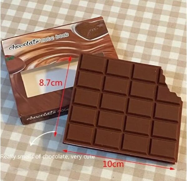 Choco Notebook – Mini Chocolate Style Notepad (10 x 8.7 cm) - Image 3