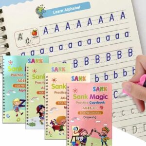 Sank Magic Practice Book for Kids – Reusable Fun Learning & Handwriting Copybook”