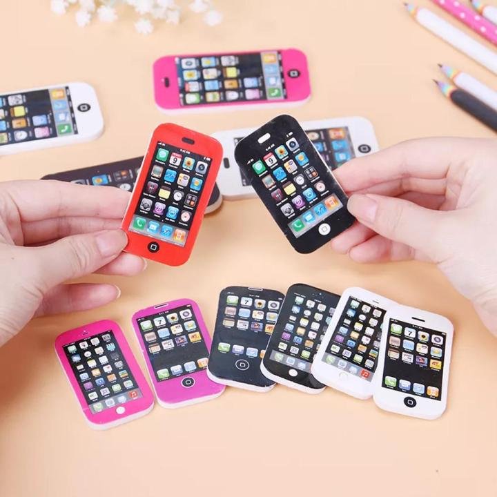 📱 Mobile Shape Eraser – Fun & Cute Stationery (1.4 × 2.4 inch) - Image 2