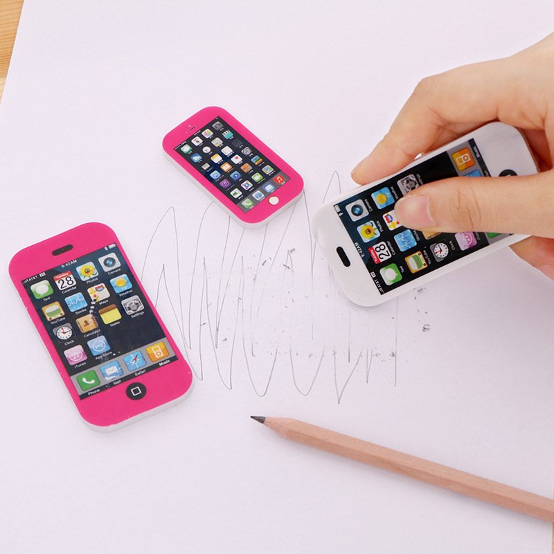 📱 Mobile Shape Eraser – Fun & Cute Stationery (1.4 × 2.4 inch) - Image 3