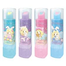 Trendy Lipstick Shape Fancy Erasers – Set of 2 - Image 2