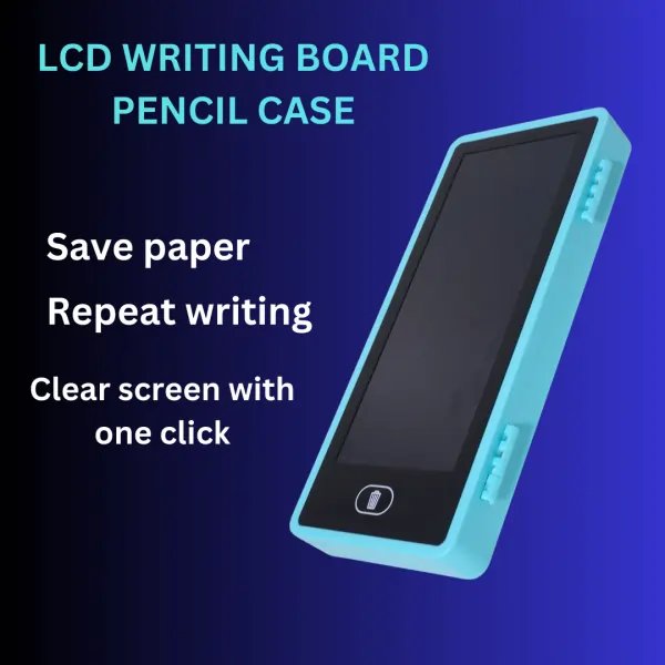 LCD Writing Tablet Pencil Case for Kids (Pack of 1) - Image 2