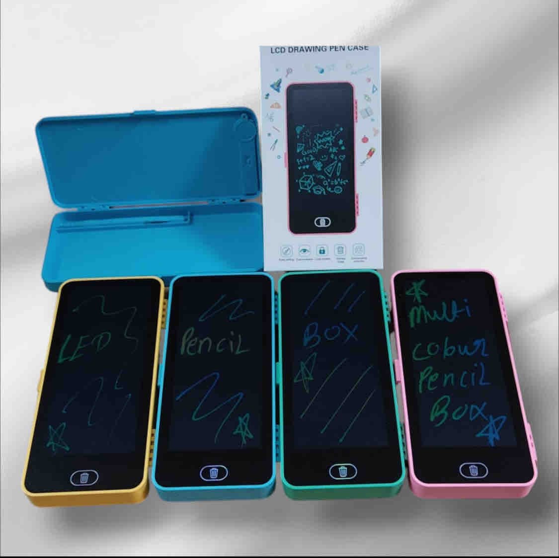 LCD Writing Tablet Pencil Case for Kids (Pack of 1)