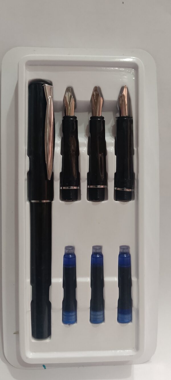 SkyGood Calligraphy Pen Set – 4 Nibs & Ink Cartridges - Image 2