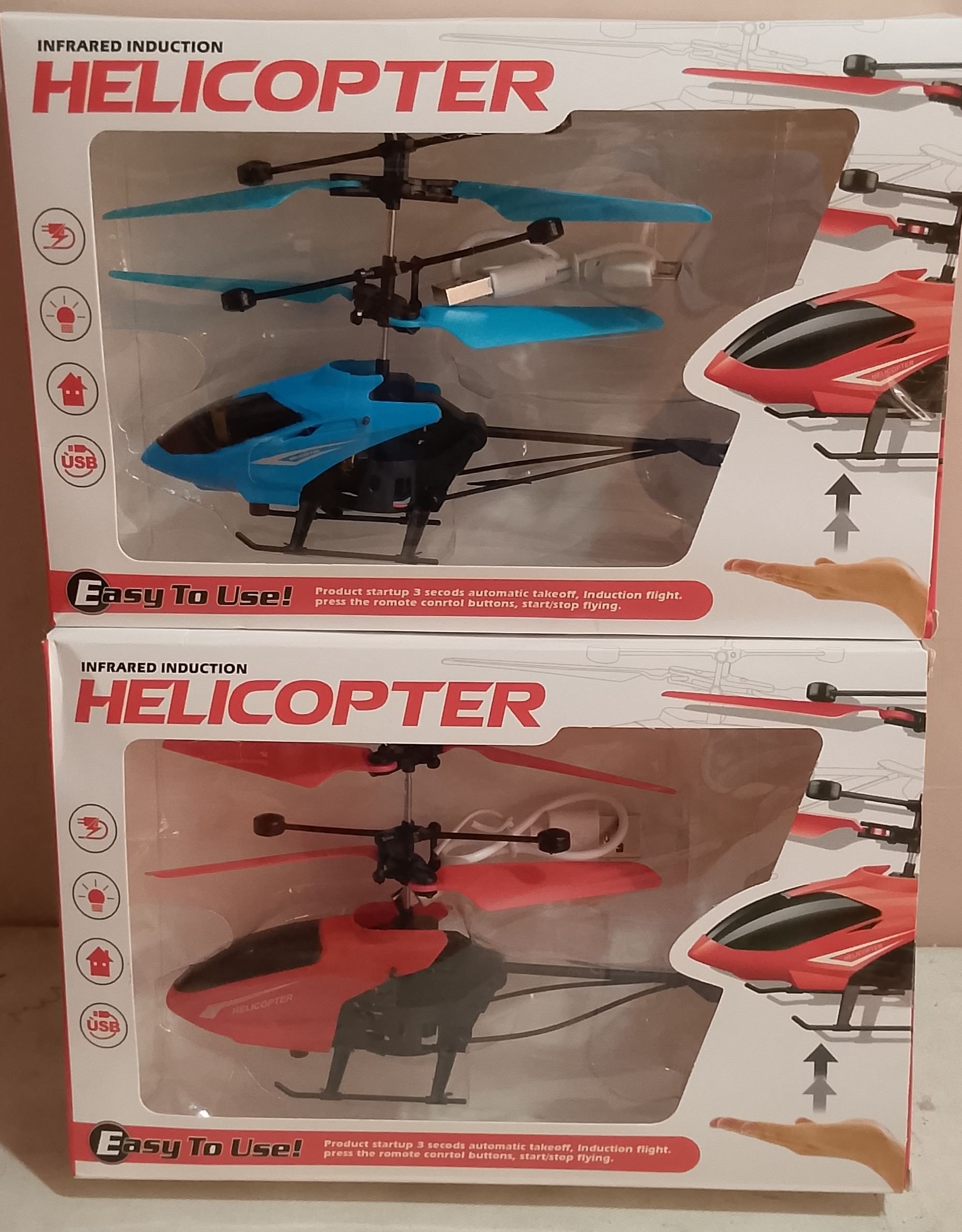 Infrared Sensor Flying Helicopter