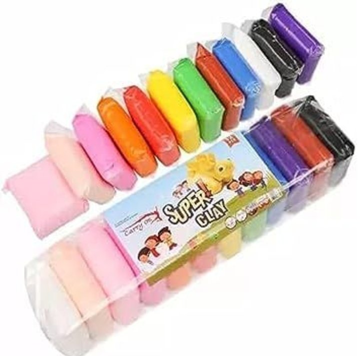 Super Light Foam Clay Set , 12 Vibrant Colors for Kids DIY - Image 2
