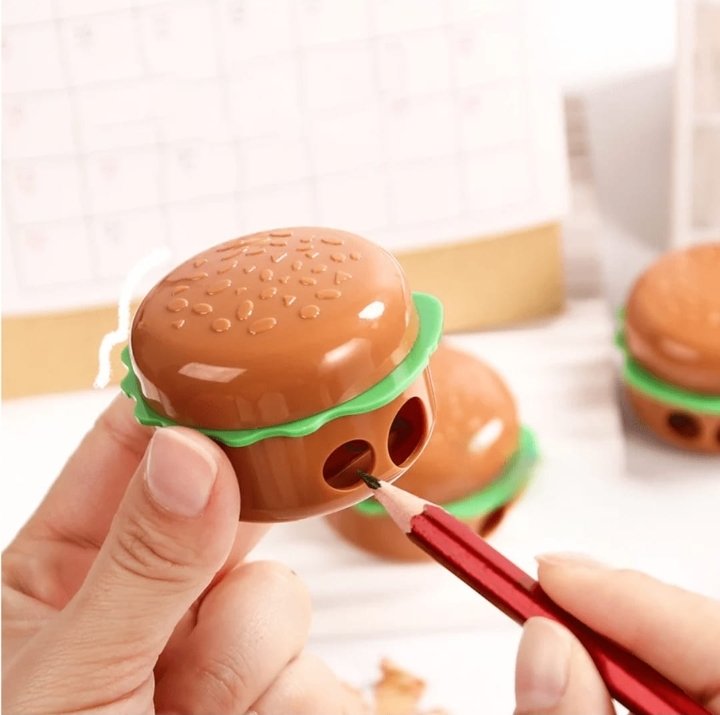 Fancy Stylish Burger Shape Jumbo Sharpener for Kids - Image 4