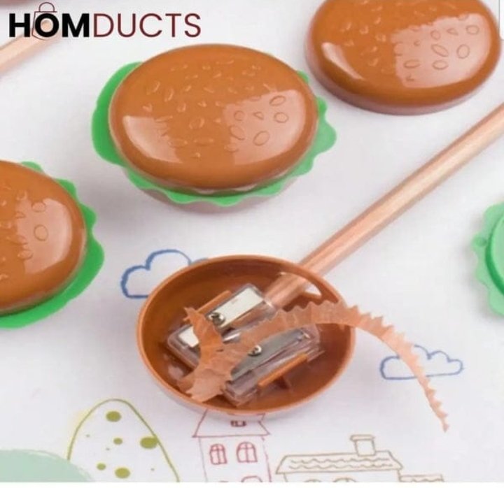Fancy Stylish Burger Shape Jumbo Sharpener for Kids - Image 5