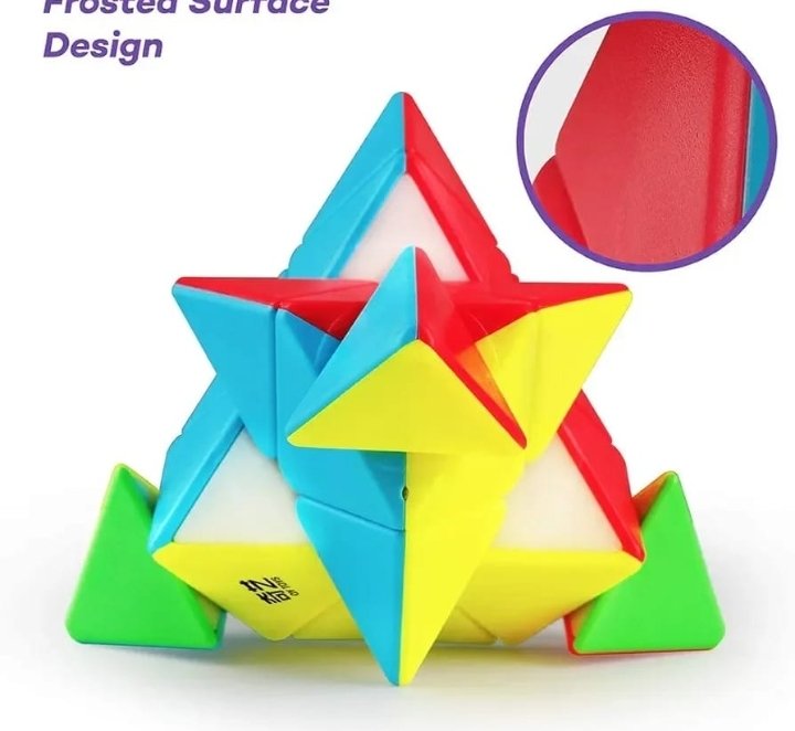 Triangle 3x3 Brain Puzzle Cube for Kids