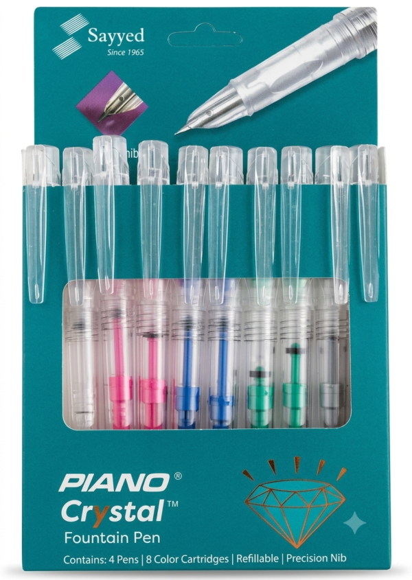 Piano Crystal Ink Pen