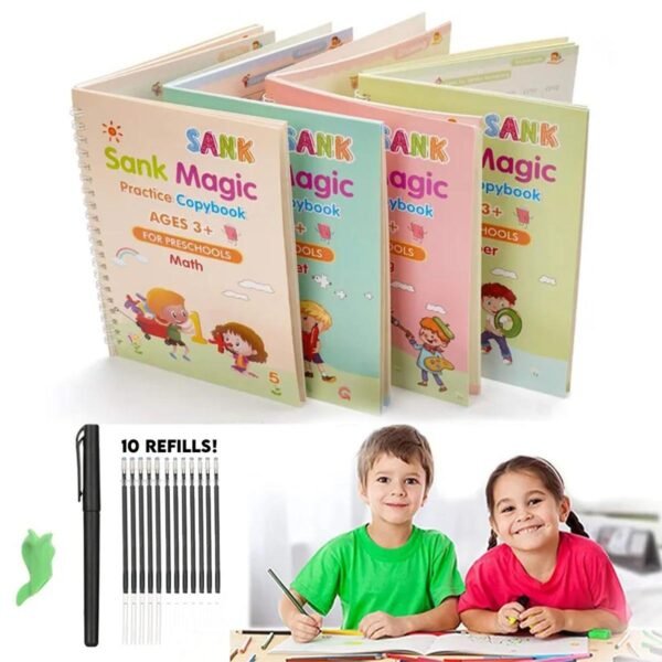 4 Sank Magic Practice Book Complete Set