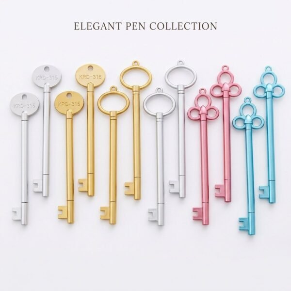 Key Stylish Black Gel Pen